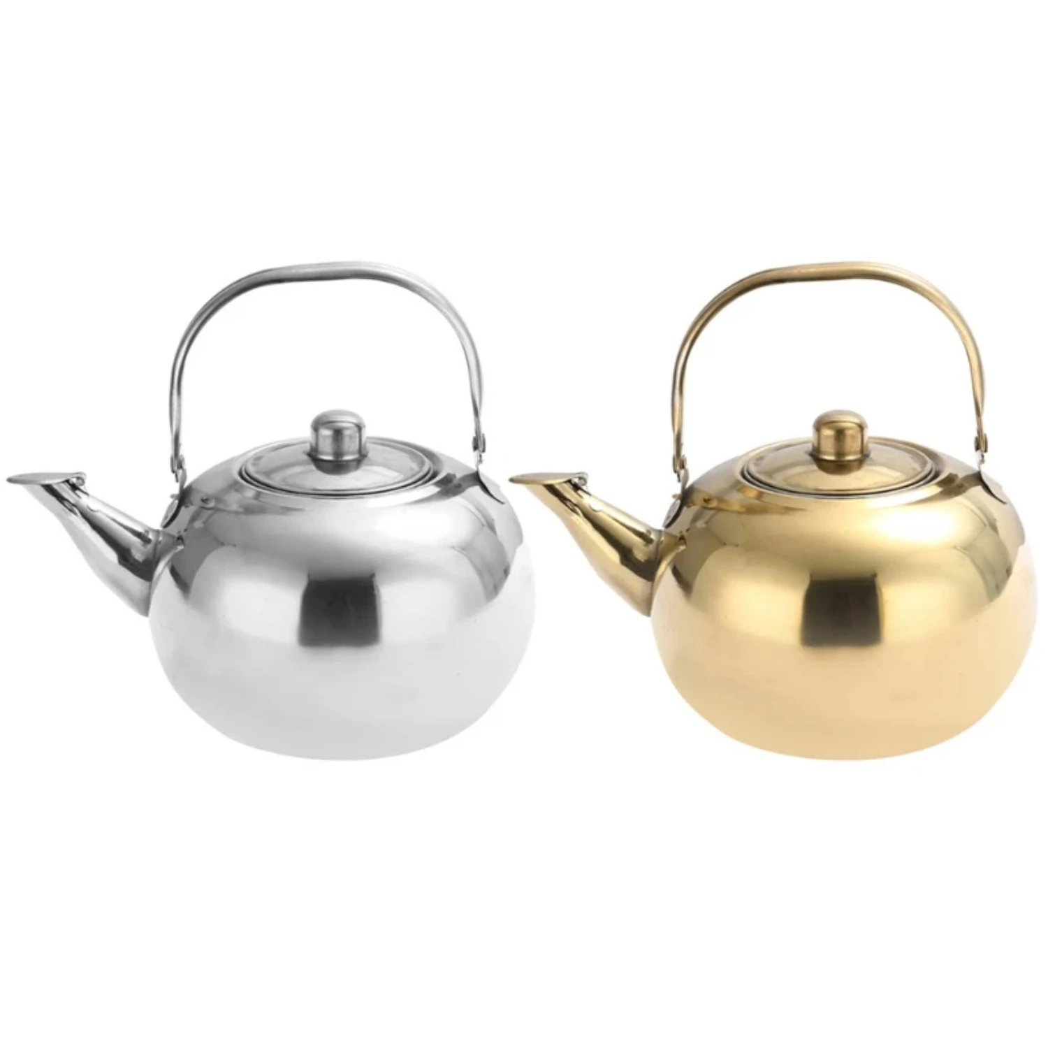 Stainless steel teapot, coffee pot and tea infusion device filter (natural color 16cm)