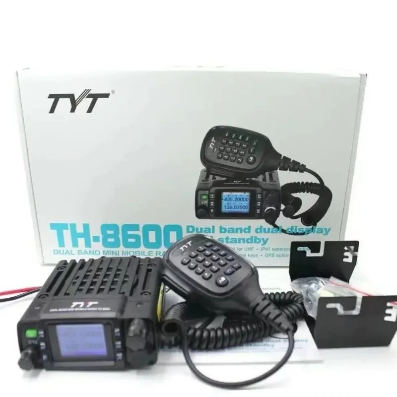TYT TH-8600 IP67 Impermeabile Dual Band Mini Car Mobile Radio 25W Powful VHF 136-174Mhz UHF400-480Mhz 200CH Car Radio Station Ham