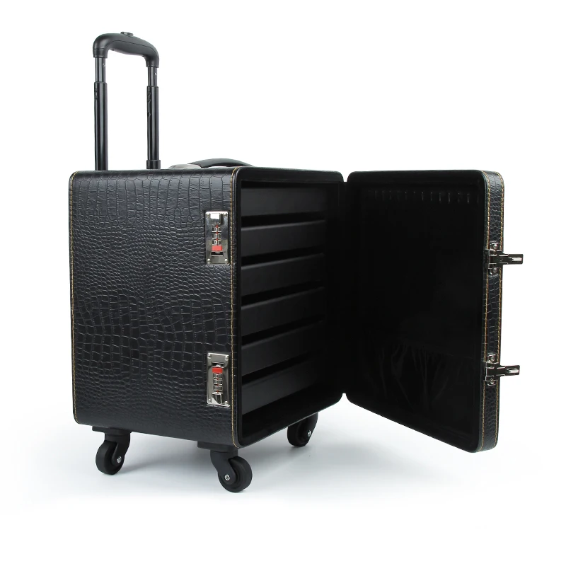 

Customized Logo Travel Jewelry Box Display Jewelry New Product Luxury Pu Leather Jewelry Box
