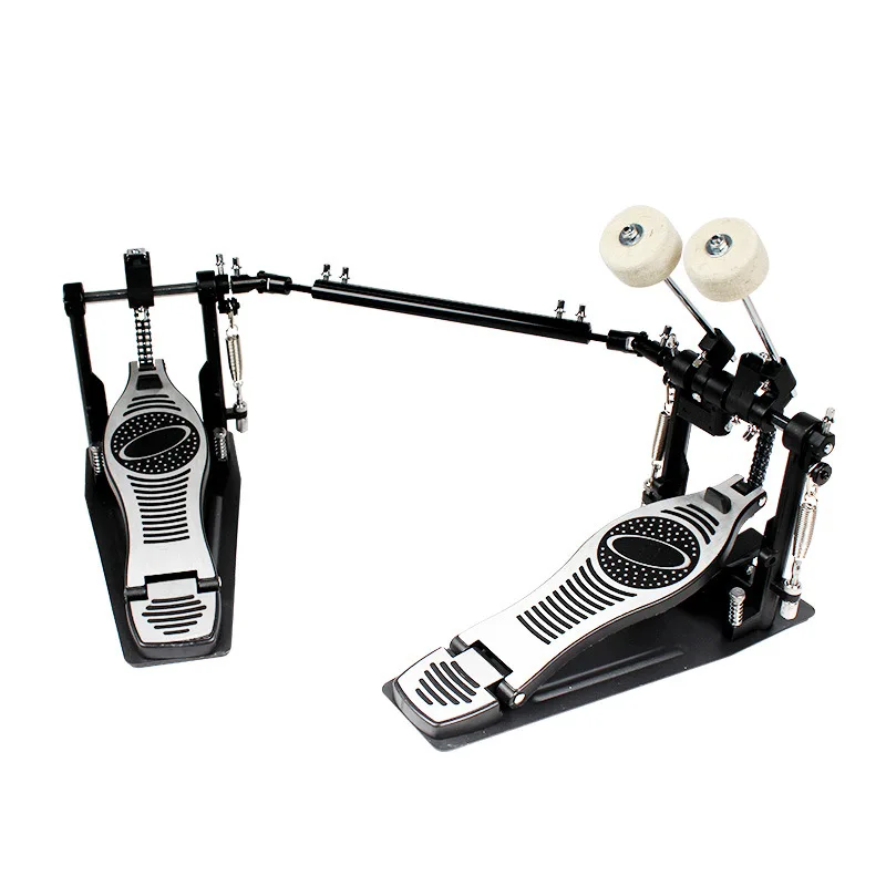 

Drum Set Double Step Hammer Pedal Double Chain Cam Double Pedal Accessories Jazz Drum Step Hammer Kick Drum Practitioner