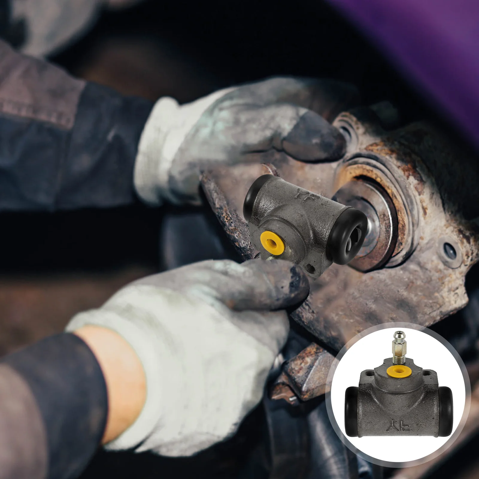 

Hydraulic Brake Pump Rear Wheel Cylinder Replacement Tricycle Metal Drum Brake System Four Wheeler Car Truck Vehicle Parts