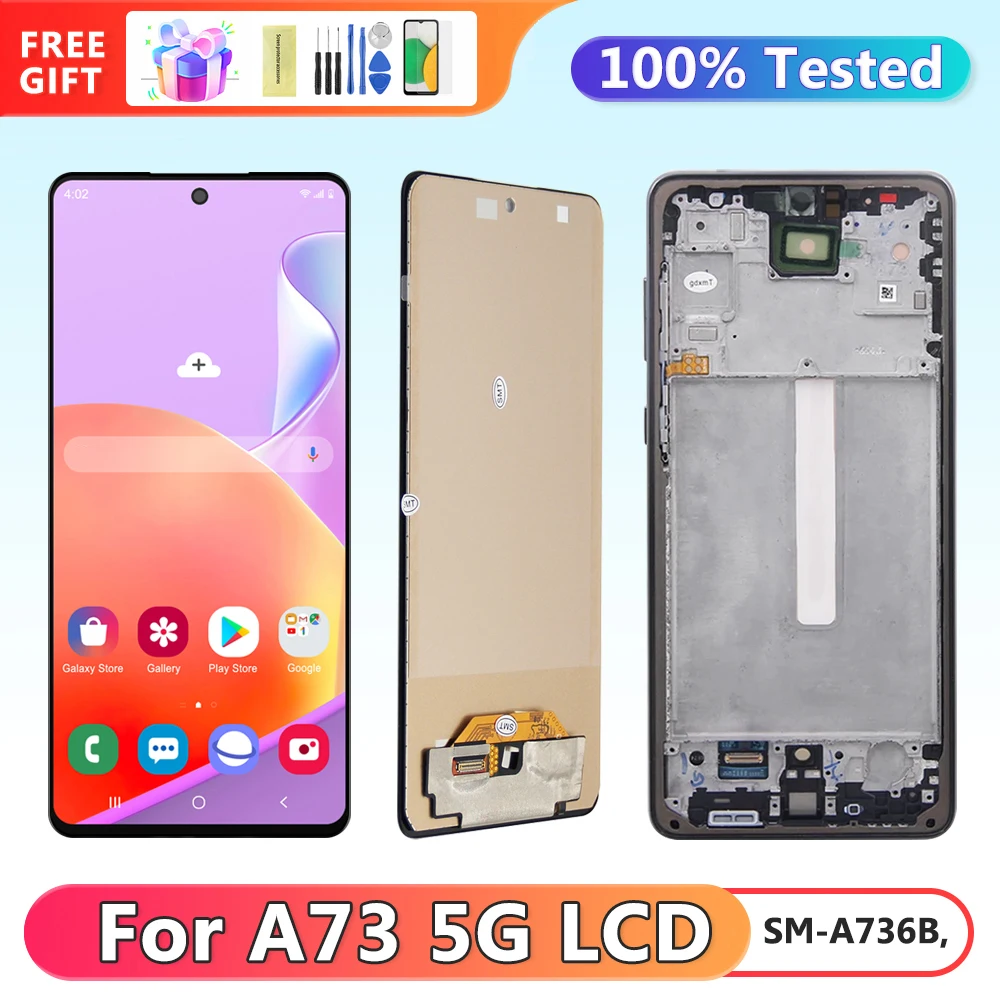 شاشة LCD A736B لجهاز Samsung Galaxy A73 5G: تقييم شامل ونصائح عملية لاستبدال الشاشة بدقة