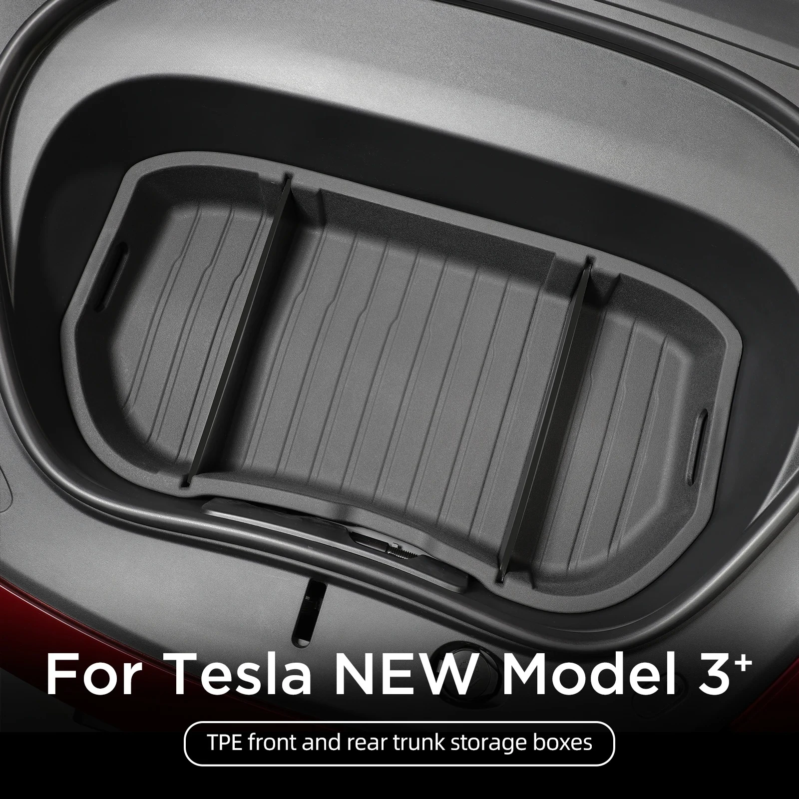 

For Tesla Model 3 Front Trunk Storage Box Organizer Tray Mat Model3 Highland 2024 Rear Trunk Storage Pad Car Accessories