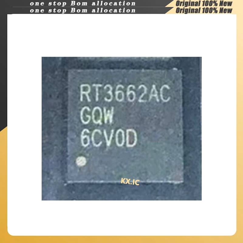 5PCS/LOT   RT3662ACGQW  RT3662AC  36ACGQW  QFN  Stock NEW Original