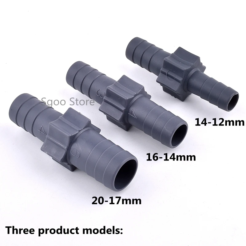 

2-50 Pcs12X14,15X16,16X20mm Hose Simple Adapter Fish Tank Hose Coupling Pagoda Reducer Connector Garden Hose Aquarium Adapter