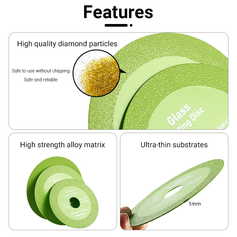 Glass King Cutting Blade 115/125*22MM Diamond Ultra-thin Saw Blade Jade Crystal Wine Bottle Ceramic Grinding and Polishing Toos