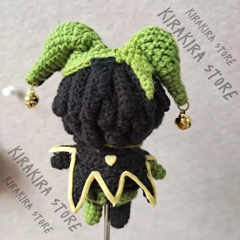 The Freak Circus Pierrot	Harlequin Cosplay crocheting Pendant Puppet Hanging Drop Plushie Moppet Keychain Handmade Ornaments
