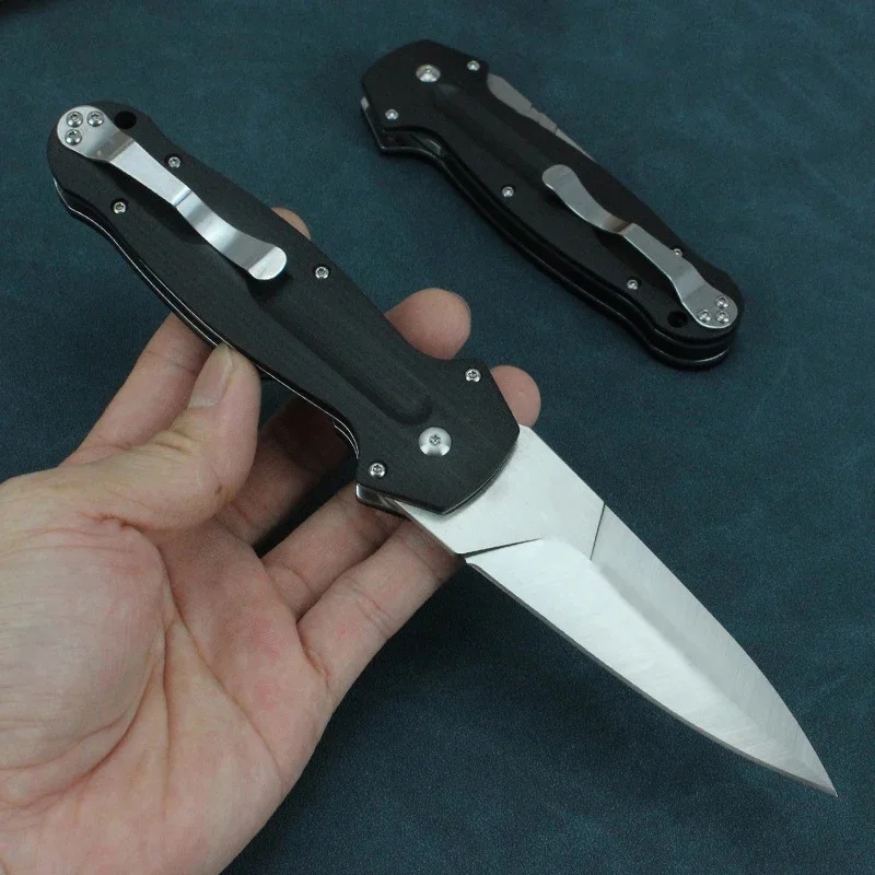 Couteau de Poche Pliant pour Camping en Plein Air, Manche G10, Pêche, html, Sécurité, Défense, Opaque, Outil EDC