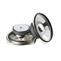 2Pcs 3 Inch 78MM 8 Ohm 5W Square Speaker Midrange Waterproof Transparent Film For Voice Broadcast DIY Bluetooth Loudspeaker