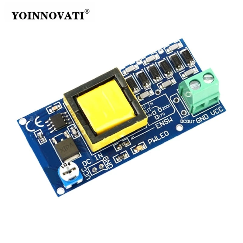 5W Adjustable DC-DC Boost Converter Module, 5V-12V to 280V300V900V1000V1200V High Voltage Capacitor Charging Boost Module