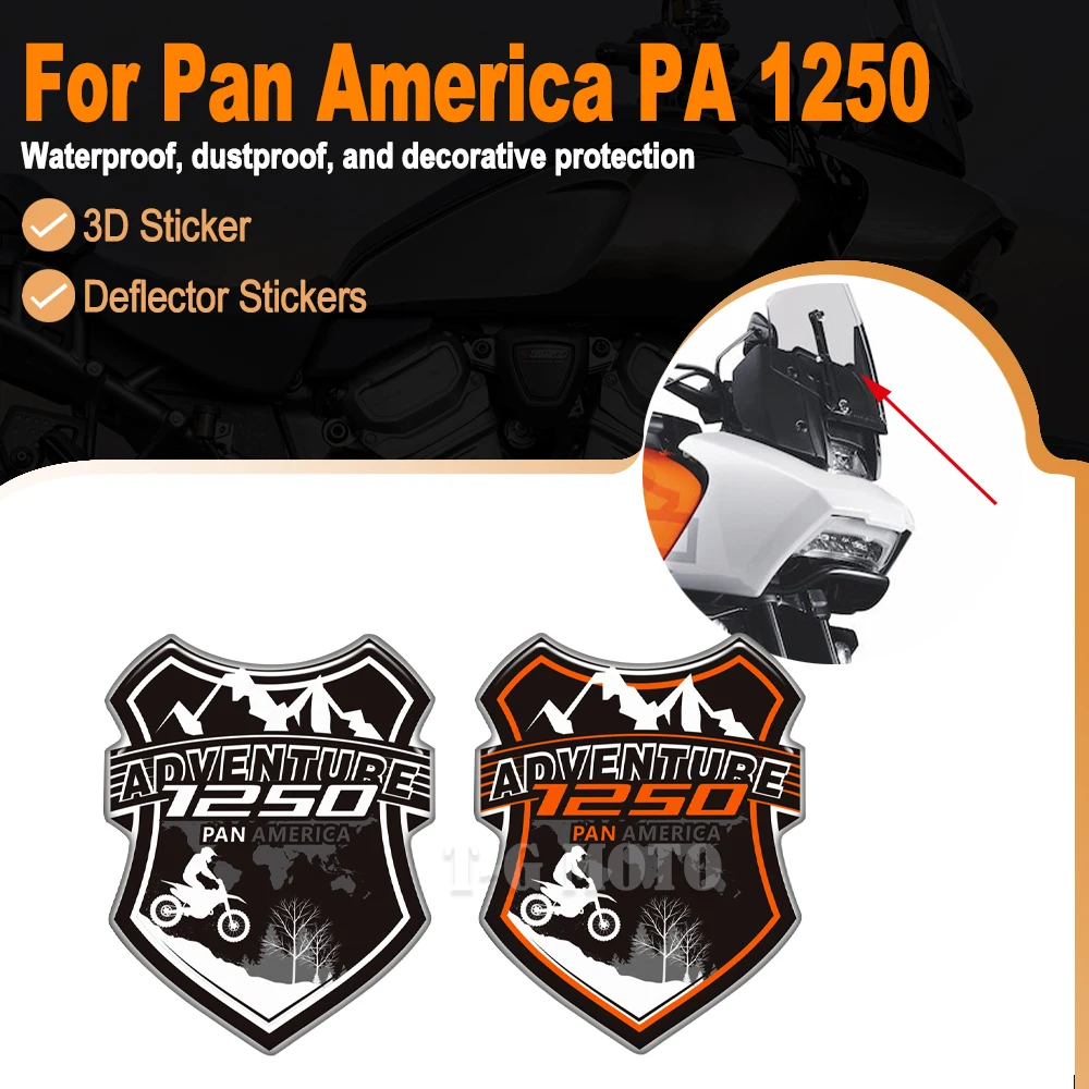 

Для Harley Pan America PA 1250 PA1250 мотоциклетная накладка на бак, защитные наклейки, ветроотражатель, наклейки, эмблема, наклейка для мотоцикла