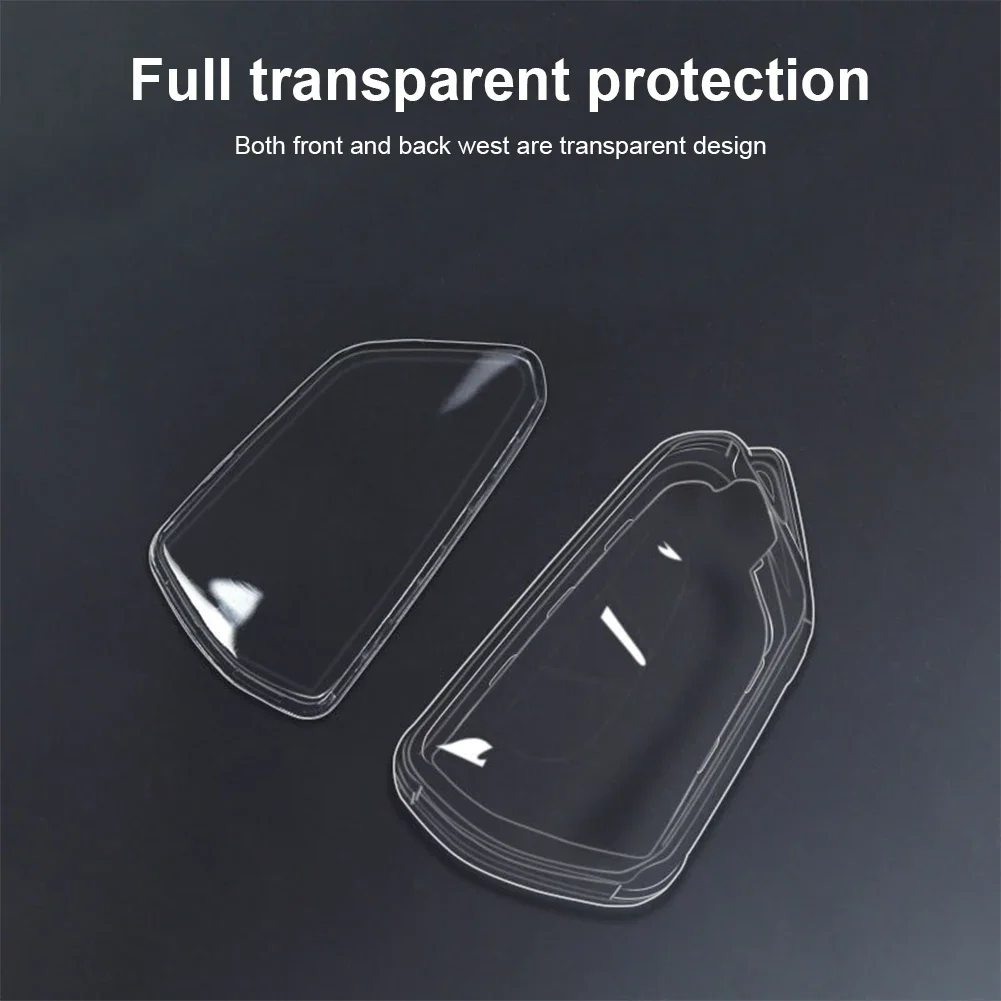 Soft TPU Car Transparent Key Case Remote Control Protect Cover For VW Volkswagen Golf 8 ID.3 ID.4 Skoda Octavia A8 MK4 MK8 GTI R view 5