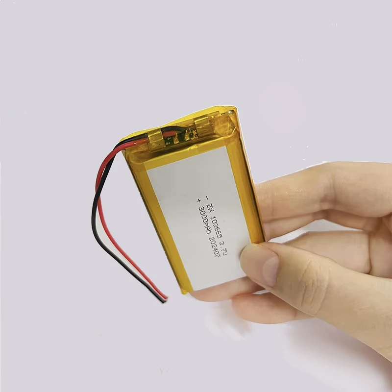 103665 103565 3.7V 3000mAh Lithium Polymer Rechargeable Battery