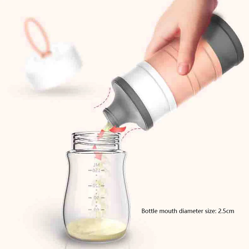 5-layers Food Container Style Portable Baby Formula Milk Storage Essential Cereal Cartoon Infant Toddle Powder Container