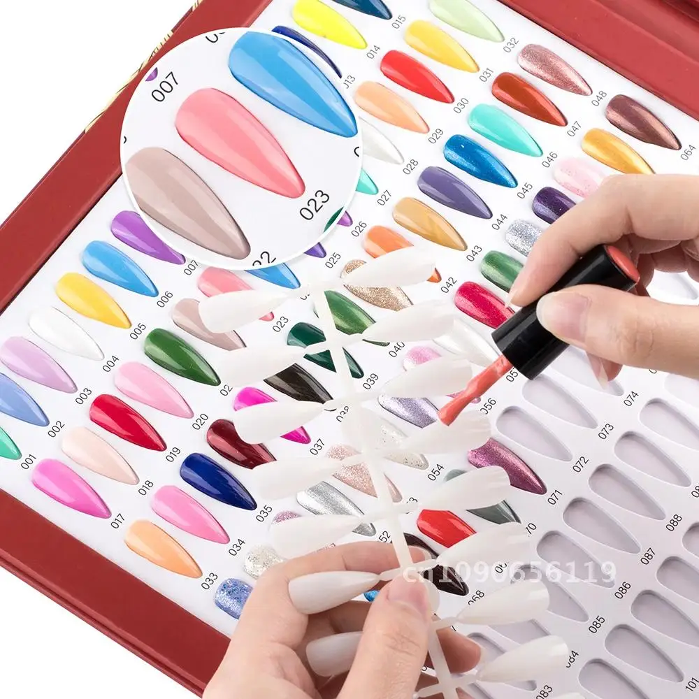 TP 308/320 Colors Nail Tips Display Book Gel Polish Swatch Chart Salon Tools DIY Art Showing Shelf Coloring Books