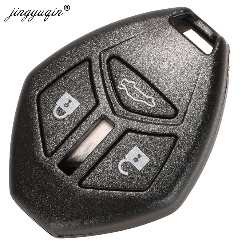 Jingyuqin Keine Klinge Fernbedienung Schlüssel Shell Fall Fob Für Mitsubishi Lancer Outlander Endeavour Galant 2 + 1/3 + 1 Tasten Auto Schlüssel Stil