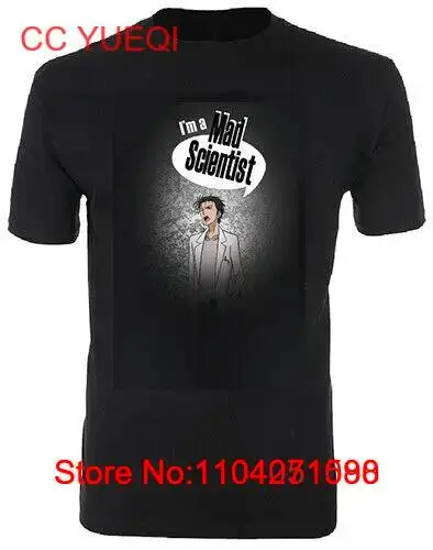 

**Legit** Steins Gate Okabe I'm a Mad Scientist Аутентичная футболка с аниме # 25042