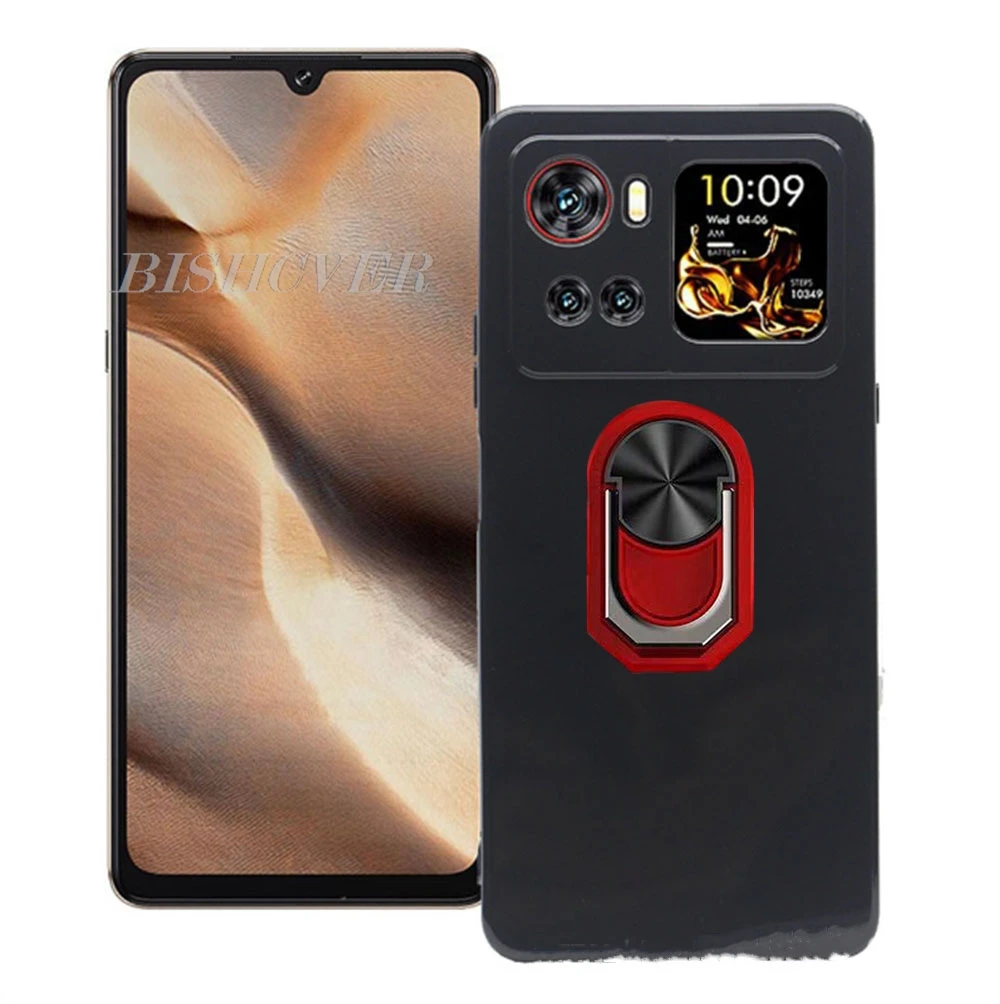 For Cubot X100 6.88" 2025 Cubot X100 CubotX100 X 100 Back Ring Holder Bracket Phone Case Smartphone TPU Soft Silicone Cover