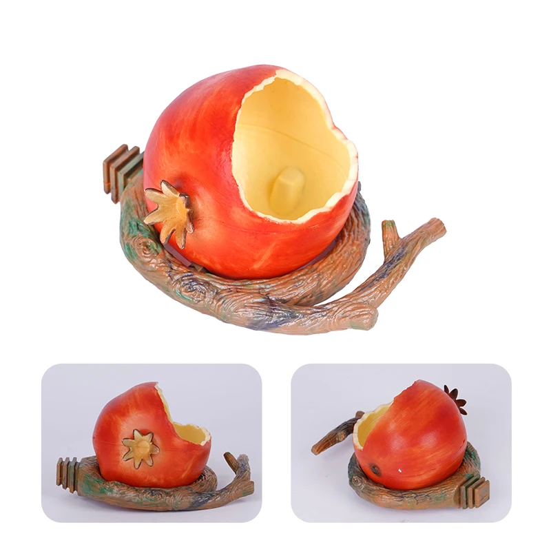 Funny Fruit Shape Bird Parrot Feeder Orange Pomegranate Food Water Feeding Bowl Container Feeders For Crates Cages Pet Supplies