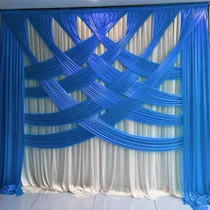 Buzun ipeği, Şeffaf, Düğün Zemin Perdesi, Sahne Arka Planını Geçmek ve Olay için Perdelik, Bebek Doğum Günü, Parti Dekorasyonu, 3x3m Olay yerine yapılan 12 çekirdekli satışlar-no. 9