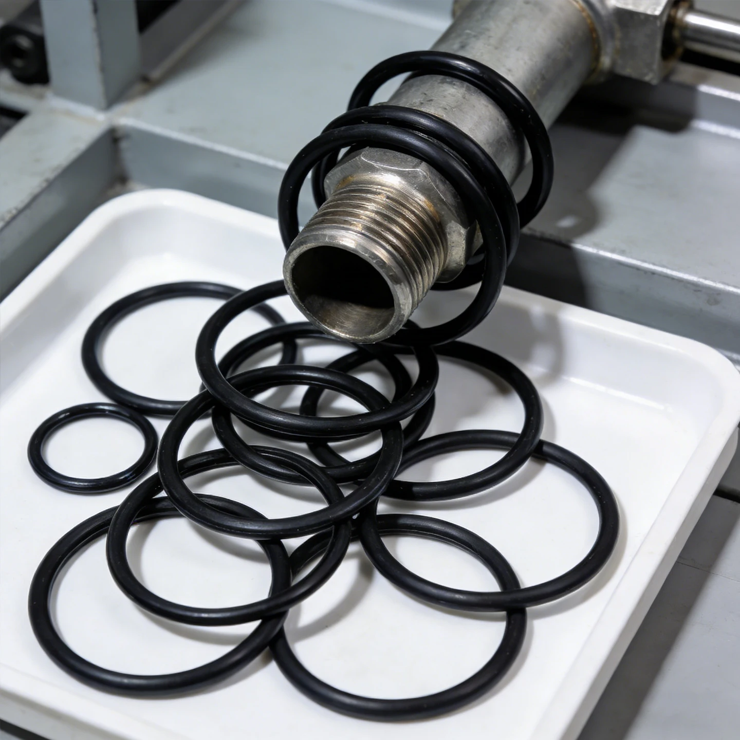NBR CS2.4/2.5/2.8/3mm OD6-50mm Rubber Black O-ring Sealing Gasket Waterproof and Wear-resistant Oil Resistant Airtight