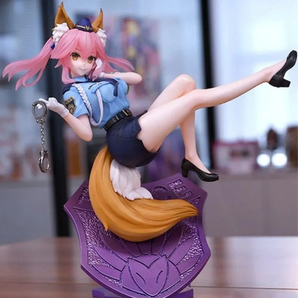 Fate/Extella Link Tamamo No Mae Police Fox Ver 1/7 Scale Painted Figure Anime Bishoujo Figurals