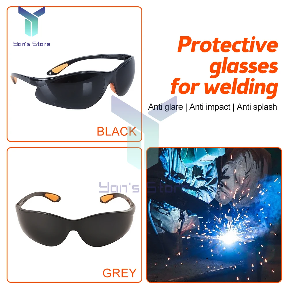 Safety Glasses Welding Glasses Impact Resistant UV Proof Anti Goggles Welding Protective Glasses for Welders cutting polishing