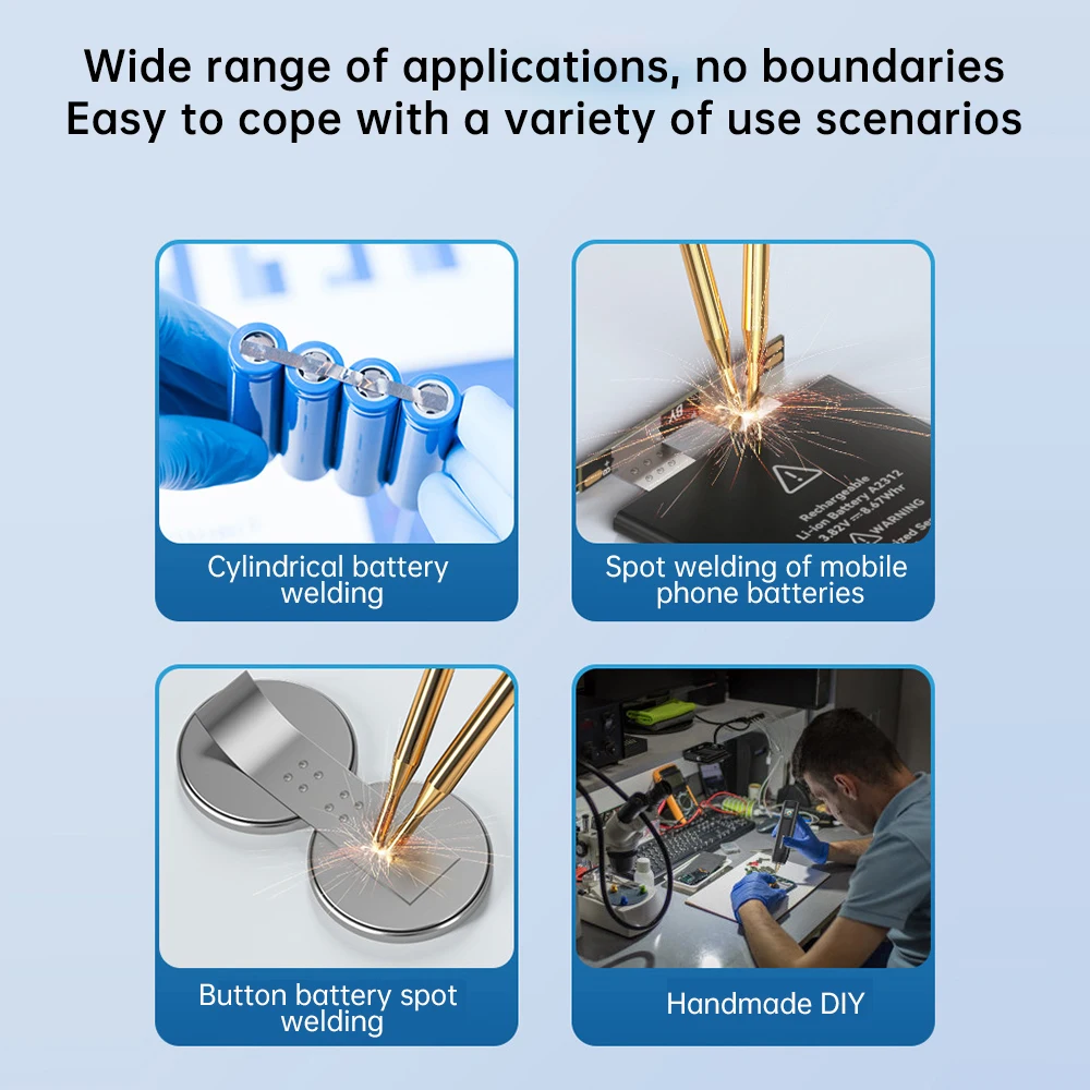 Mini Spot Welder 90 Verstelbare Draagbare Handheld Spotlasmachine Voor 18650 Lithium Batterij Nikkel Strip