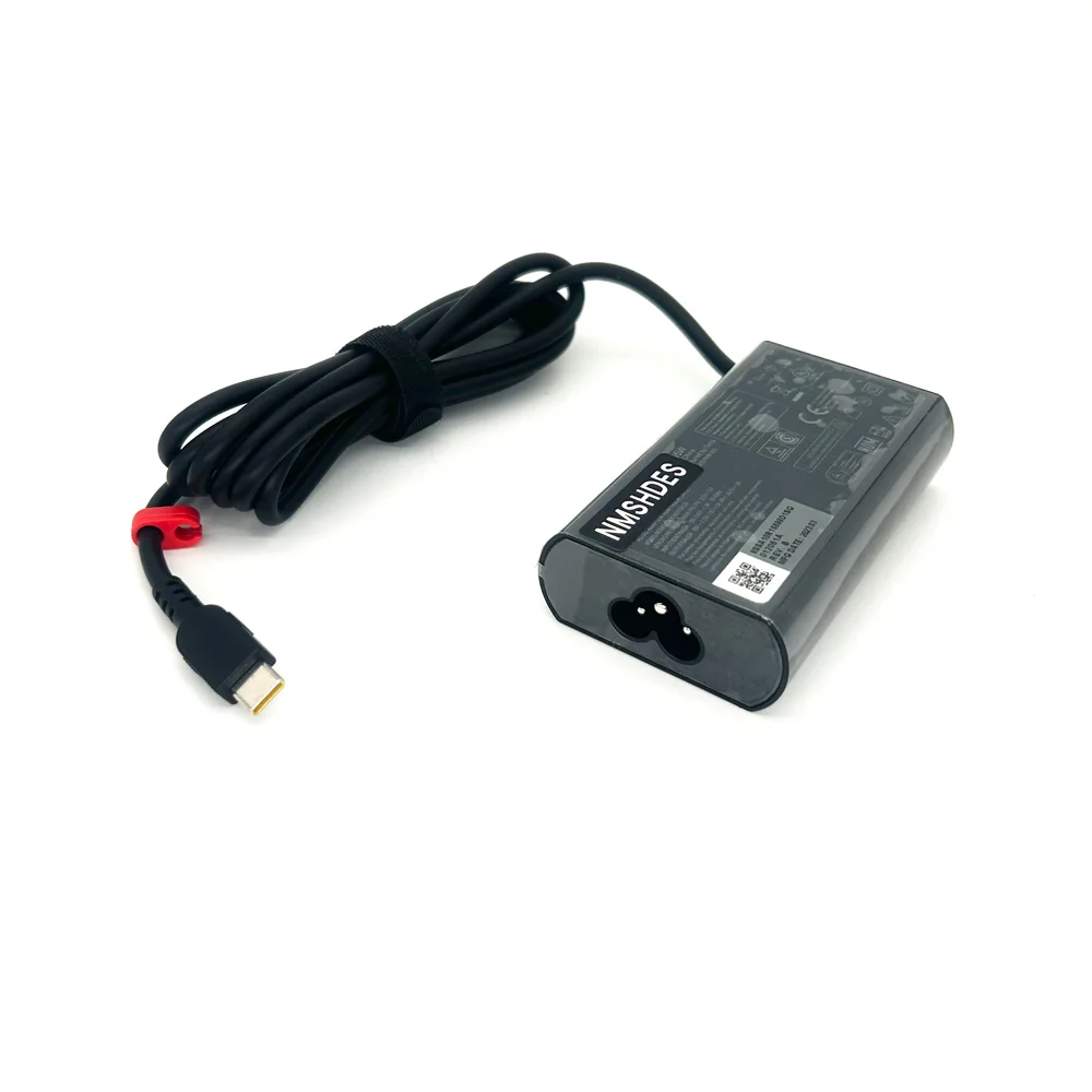 Новое тонкое оригинальное зарядное устройство для ноутбука, 65 Вт, USB Type C (USB-C), адаптер переменного тока для Lenovo ThinkPad X1 Carbon Gen 11, E16, ADLX65YDC