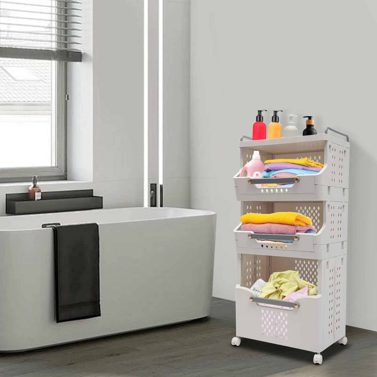 WäSchekorb Auf Roll…