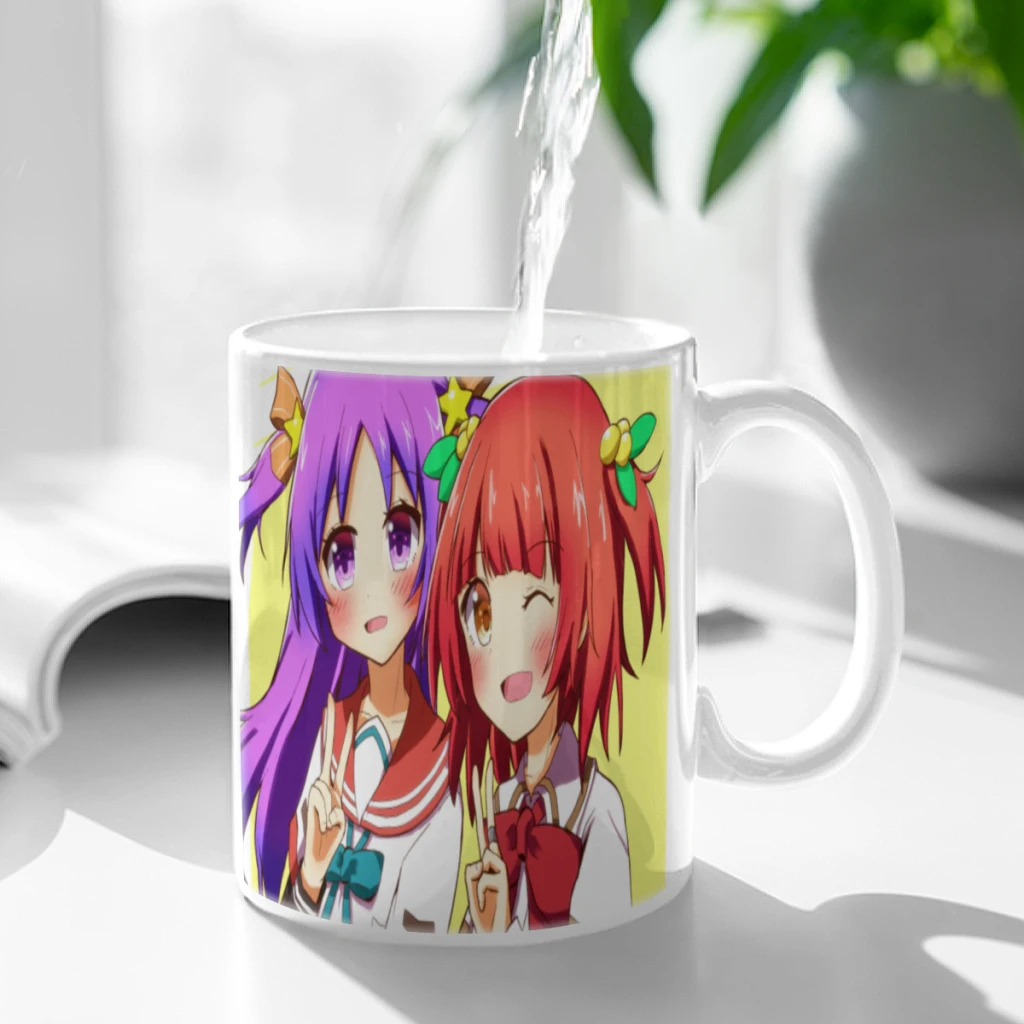 Puella Magi Madoka Magica White Mug 11oz Ceramic Tea Cup Coffee Mug Friends Birthday Gift11oz