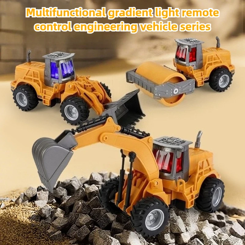 

Q230 Сельскохозяйственная инженерная машина, перезаряжаемая имитация моделирования с подсветкой, мини-экскаватор с дистанционным управлением, радиоуправляемая игрушка