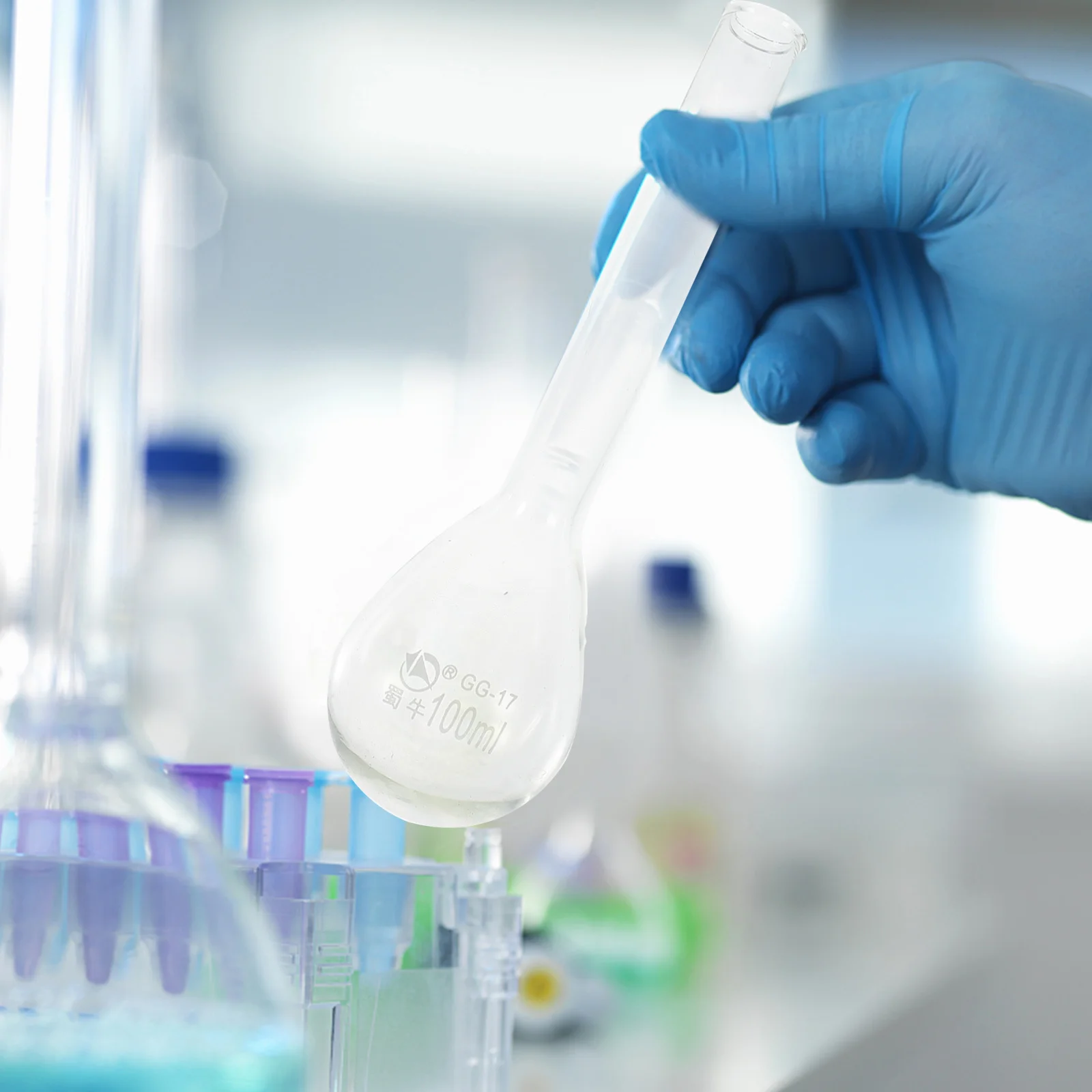 

100ml Borosilicate Glass Nitrogen Flask Durable Practical Long Time Use Ideal for Students Teachers Experiments