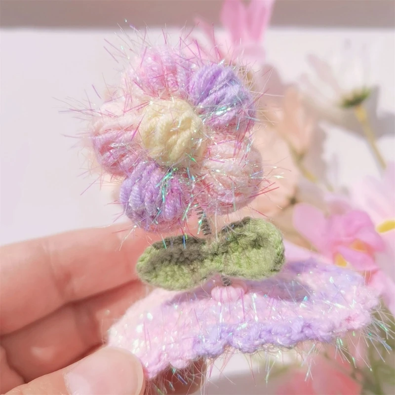 77HD Baby Girls Beauty Supplies Flowers Hairpin Toddlers Hair Clip Headdress image 3