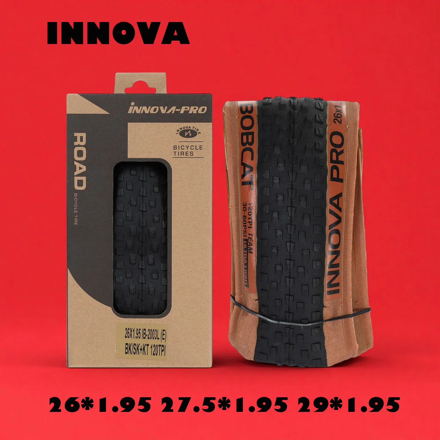 إطار دراجة إنوفا خفيف 26*1.95 27.5*1.95 29*1.95 إطارات دراجة جبلية 120 Tpi إطار دراجة جبلية 26 بوصة إطارات ركوب الدراجات #1