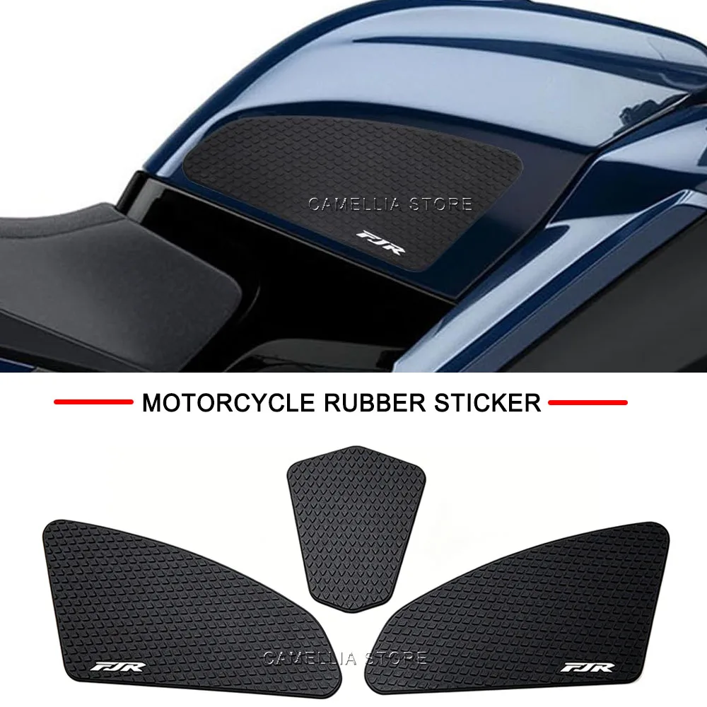 

Motorcycle Fuel Tank Pad Anti-Slip Side Waterproof Black White Motorcycle Fuel Tank pad Sticker for Yamaha FJR 1300 2006-2026