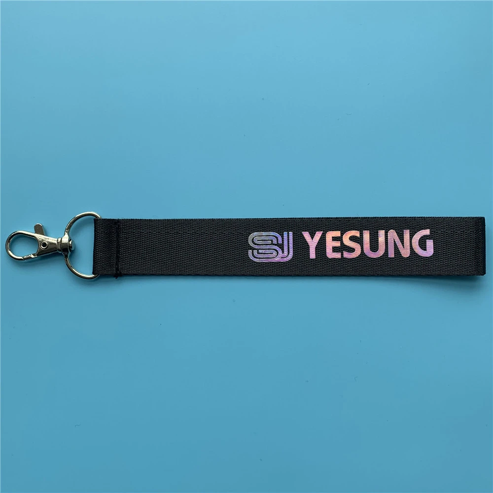KPOP Super Junior Keychain Keyring Pendant Fashion Laser Mobile Phone Lanyard Bag Accessories LEETEUK YESUNG SIWON Fans Gift F65