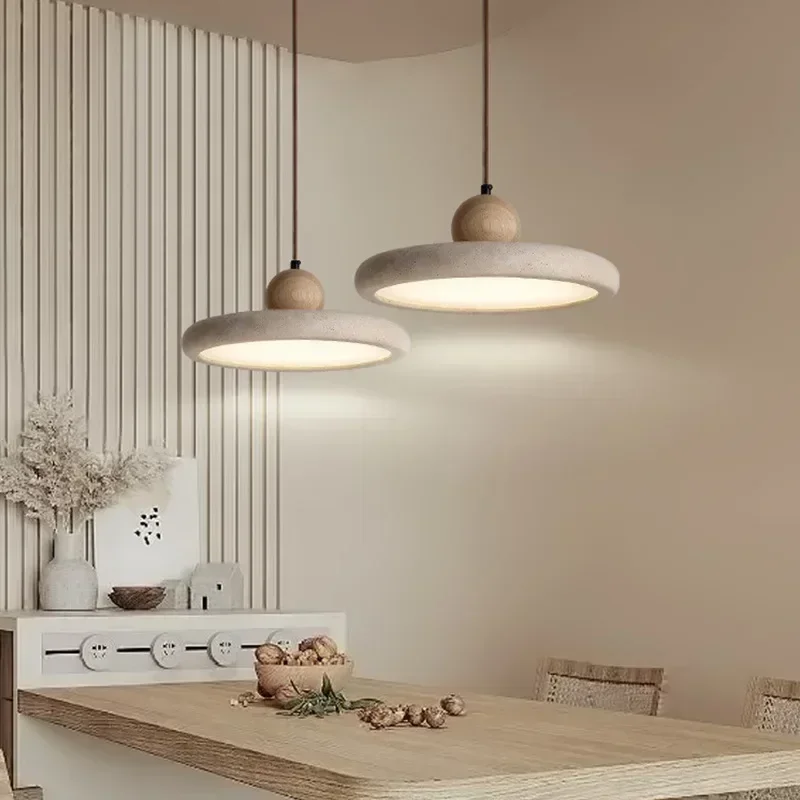 

Designer Natural Stone LED Pendant Lamp Living Room Dining Desk Bar Bedroom Kitchen Creative Chandelier Home Lighting Decoration