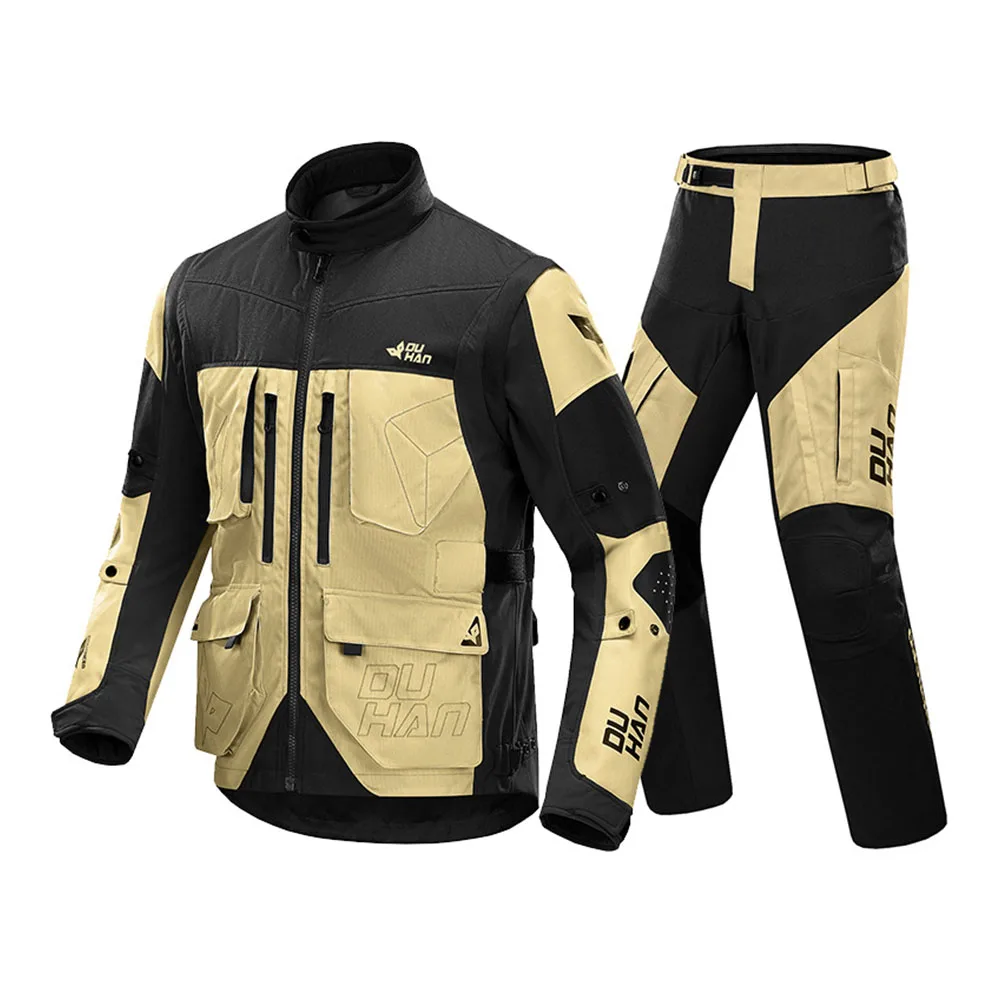 

Motorcycle Jacket CE Certification Anti-fall Rally Suit Breathable Moto Clothes Detachable Sleeve Racing Jacket Wear Resistant