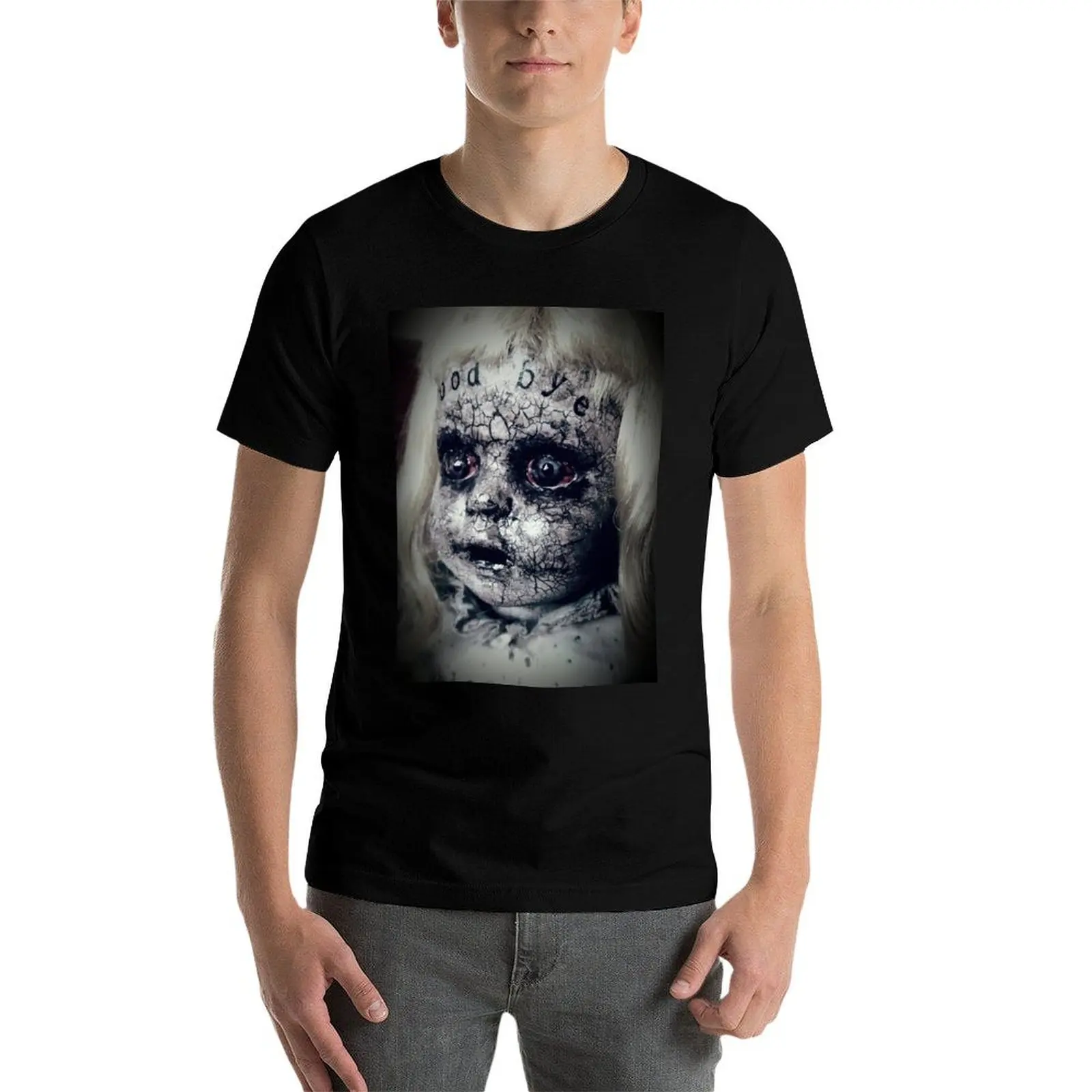

Creepy doll, creepy, horror, horror doll, zombie, Ouija, Ouija board, doll, goth, gothic, alternative, ouija T-Shirt