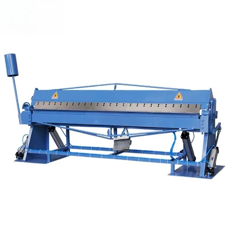 

Small and Simple Pneumatic Common Plate Folding Machine Half Tooth Folding Square Duct Making Machine Manual Operation