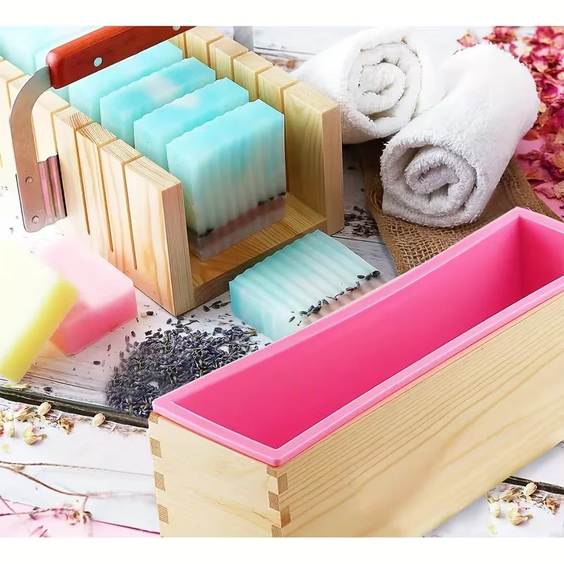 Candle Making Homewood - Rectangular Silicone Soap Loaf Mold With