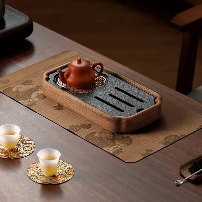 Japanese Small Tea Tray Ceremony Accessories Table Office Valet Hospitality Tea Tray Tableware Wooden Bandejas Home Decorationgs