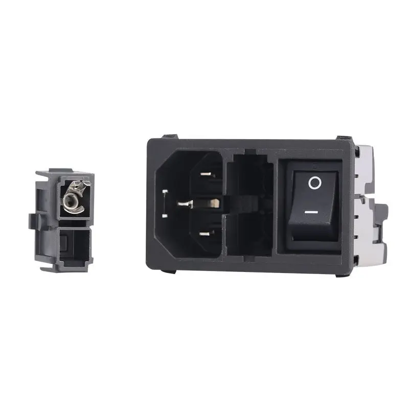 Swiss Import Schurter KM01.1205.11 Rocker Switch Three-in-One Power IEC Outlet