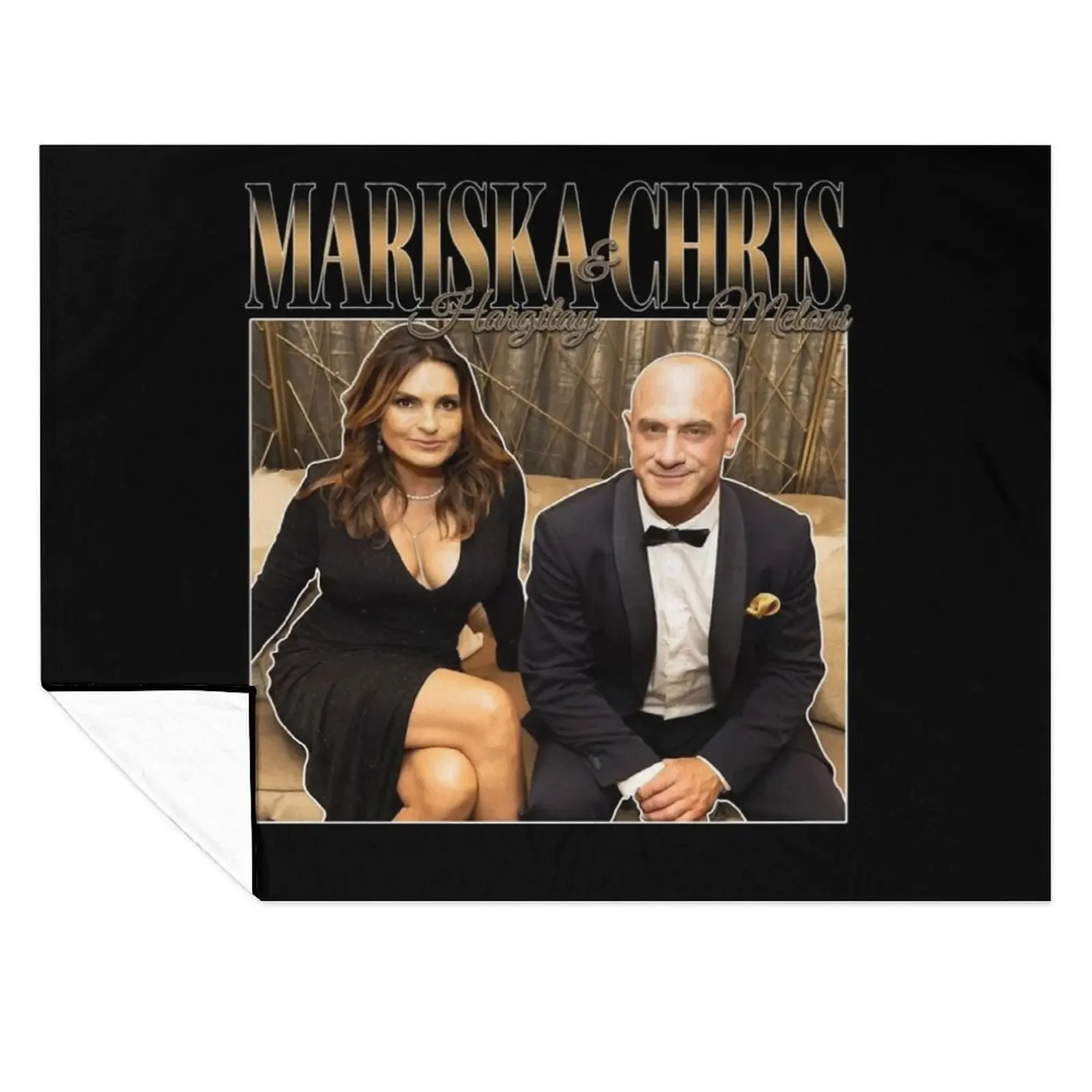 

Mariska Hargitay and Chris Meloni Chriska at the Emmys vol 2, вдохновленное 90-ми пледы, пляжные одинарные одеяла и одеяла