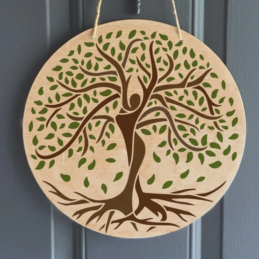 Tree of Life Stencils Decor Template for Art Projects