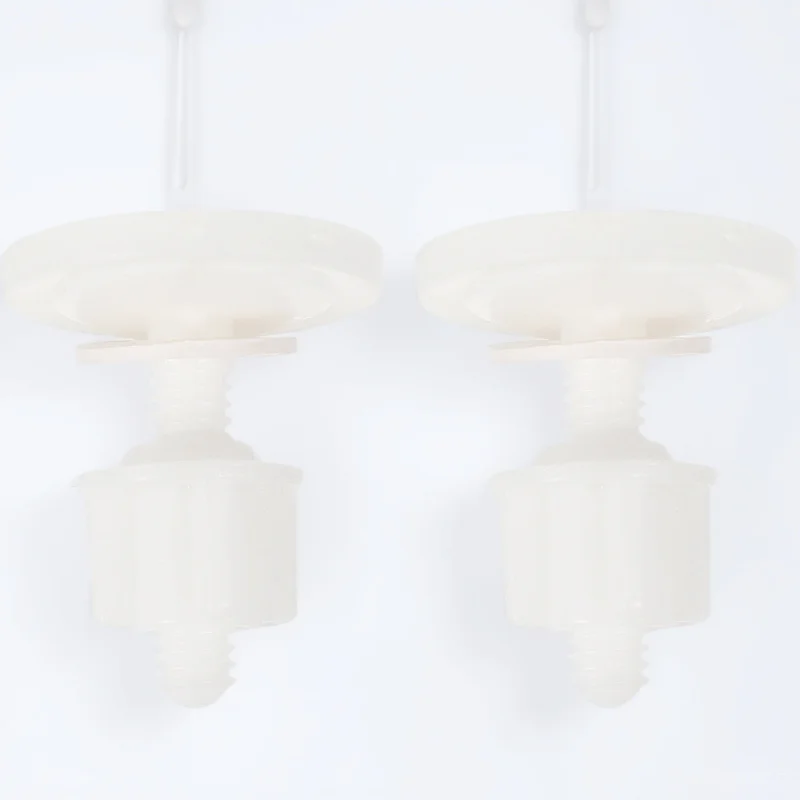 

2 Sets Plastic Toilet Seat Hinge Bolts Screws Nuts Washers Set Easy Install Toilet Seat Hardware Replacement Fixing Kit