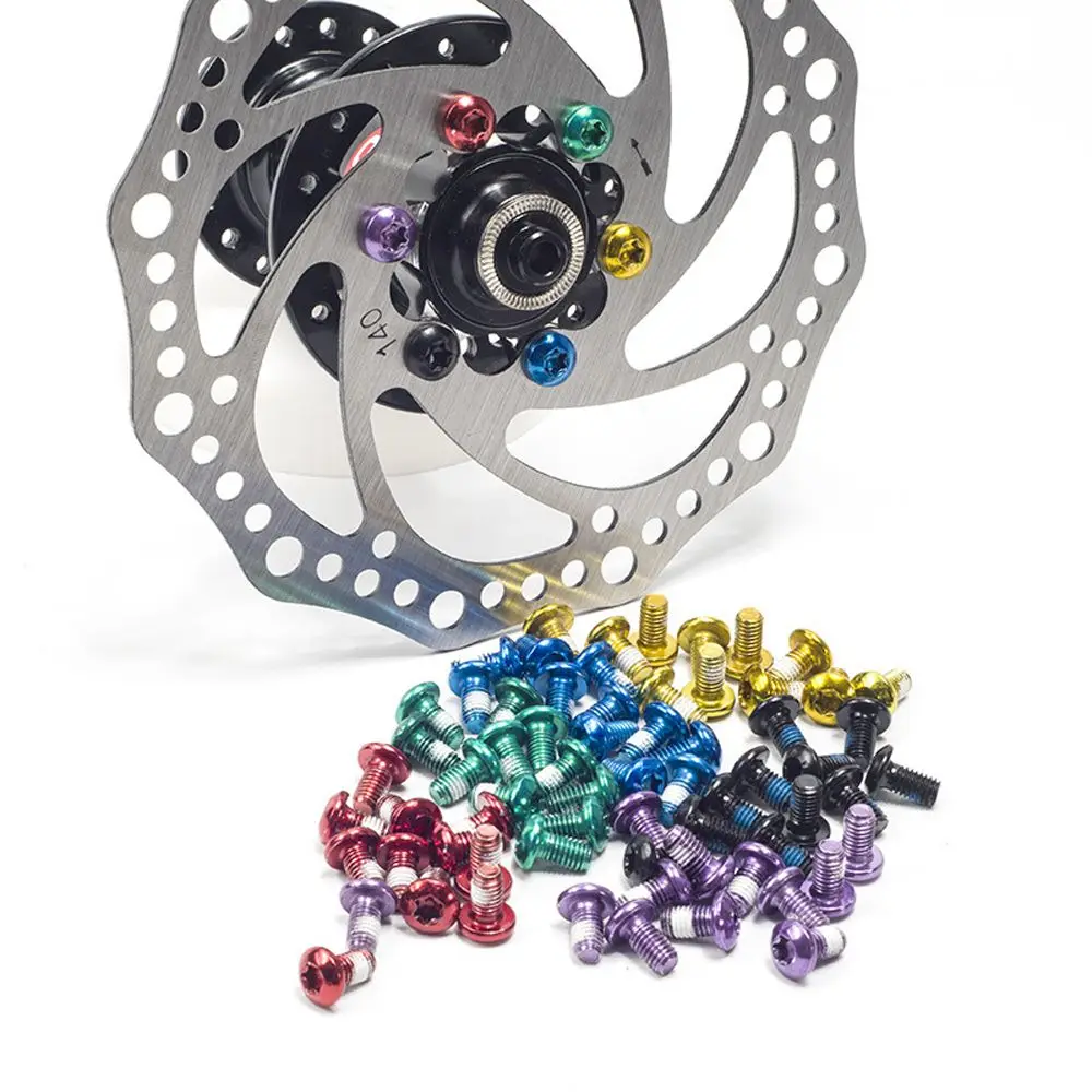 Bicycle Disc Brake Rotor Brake Accessories Cycling Accessory Part Tool Fixing Screws T25 Screw Bike Torx Screws Torx Bolts