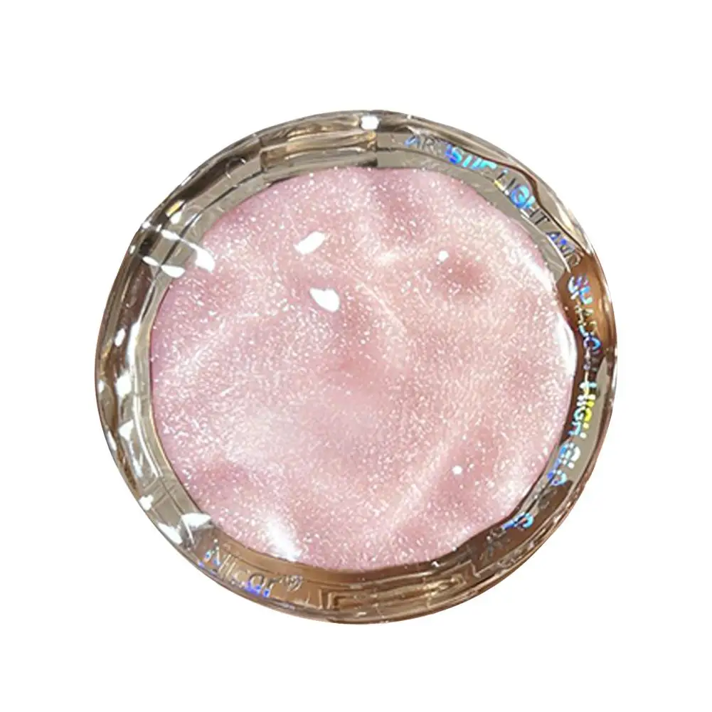 Glitter Highlighter Pó Paleta, Diamante Highlighter, Shimmer Contorno, Impermeável Durável Cosméticos, Maquiagem Rosto, 3 Cores, G7a6