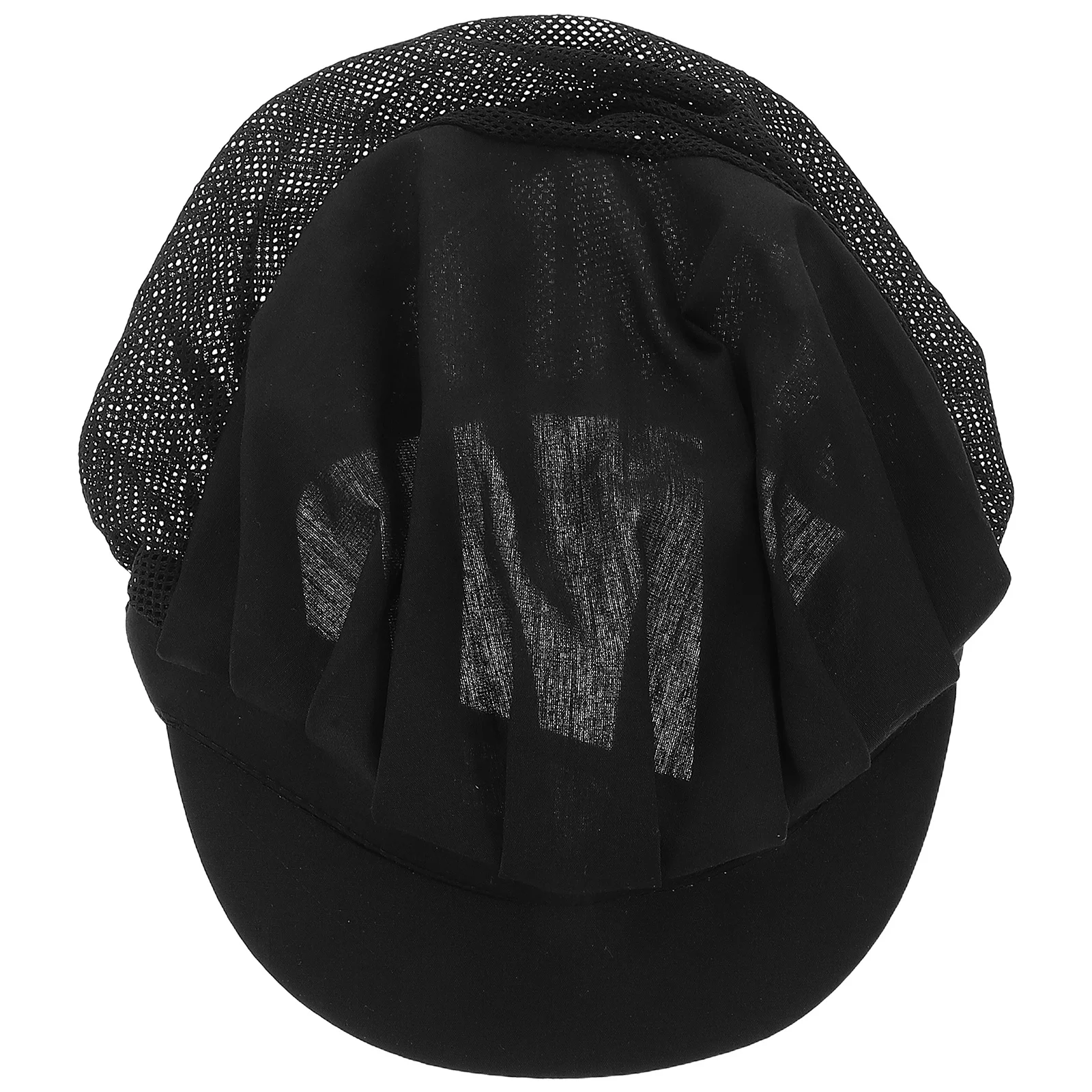 Bonnet de cuisine réglable, 4 pièces, chapeau de Chef avec filet à cheveux, maille respirante pour boulangers, accessoire uniforme pour travailleurs de la Service alimentaire